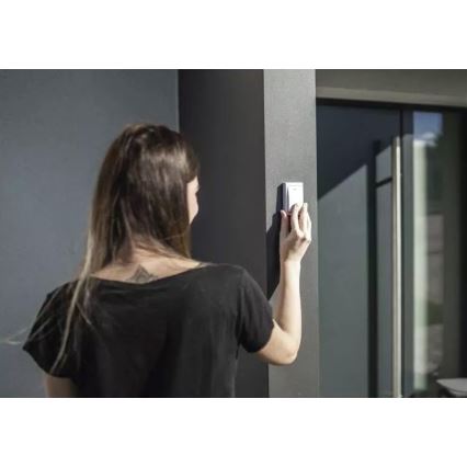 Безжичен звънец за контакт 230V IP44 бял