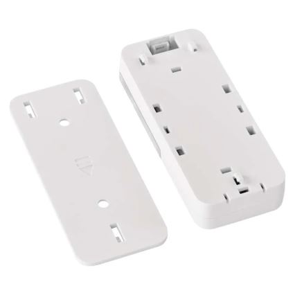 Безжичен звънец за контакт GoSmart 230V + 1xCR2032 бял Wi-Fi