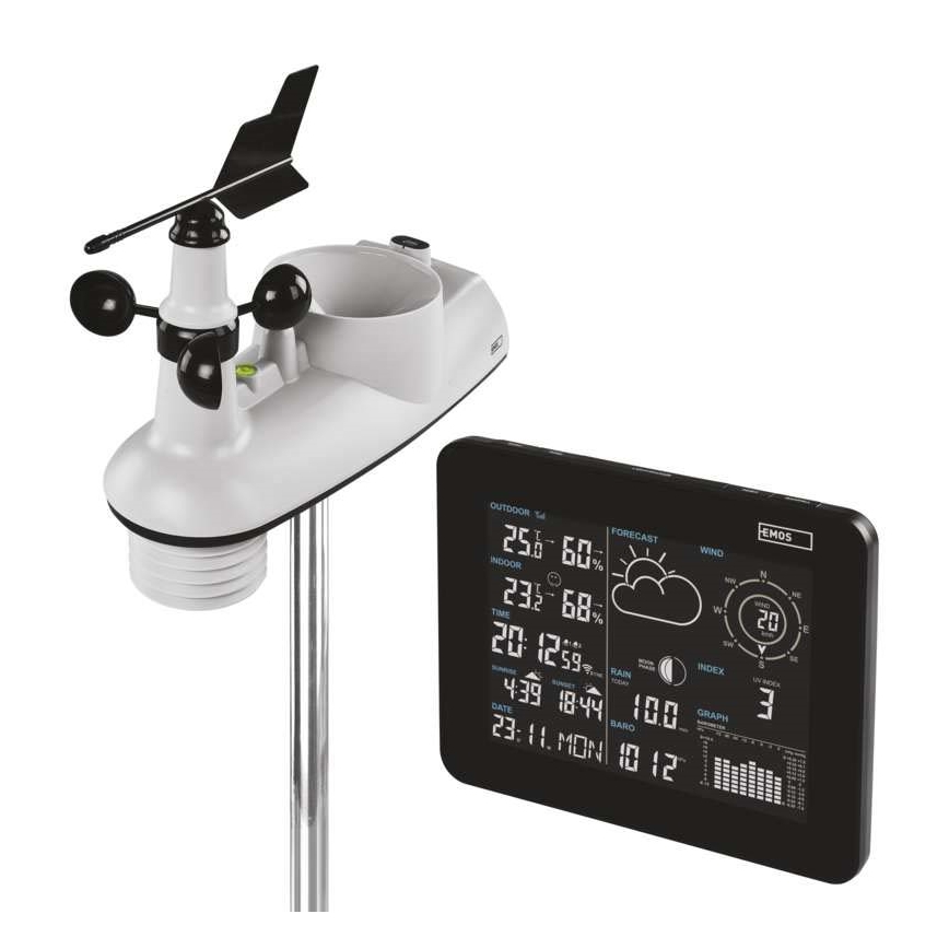 Безжична метеорологична станция 5V/3xAAA Wi-Fi Tuya