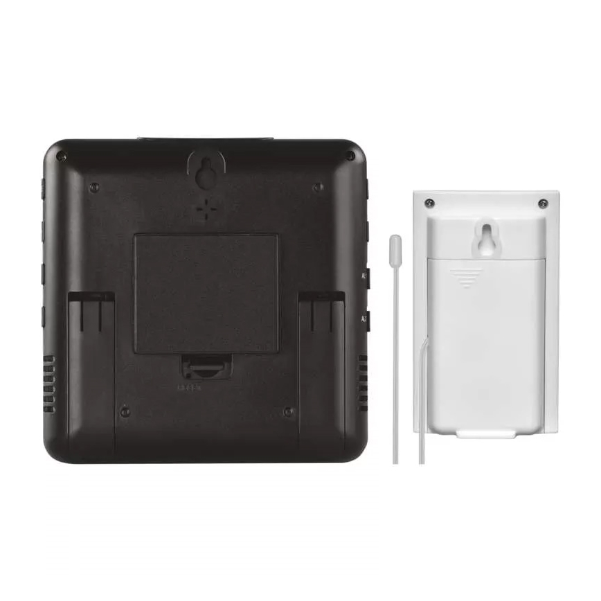 Безжична метеорологична станция с будилник 3xAA + 2xAAA черен