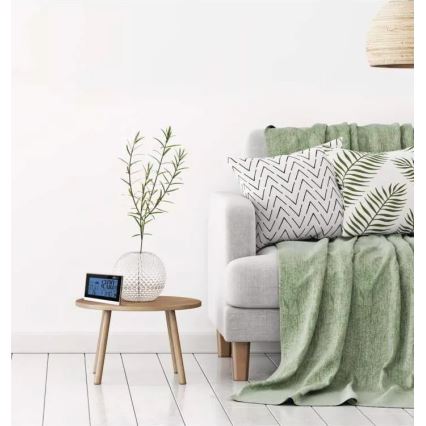 Безжична метеорологична станция с будилник 3xAAA + 2xAAA черен