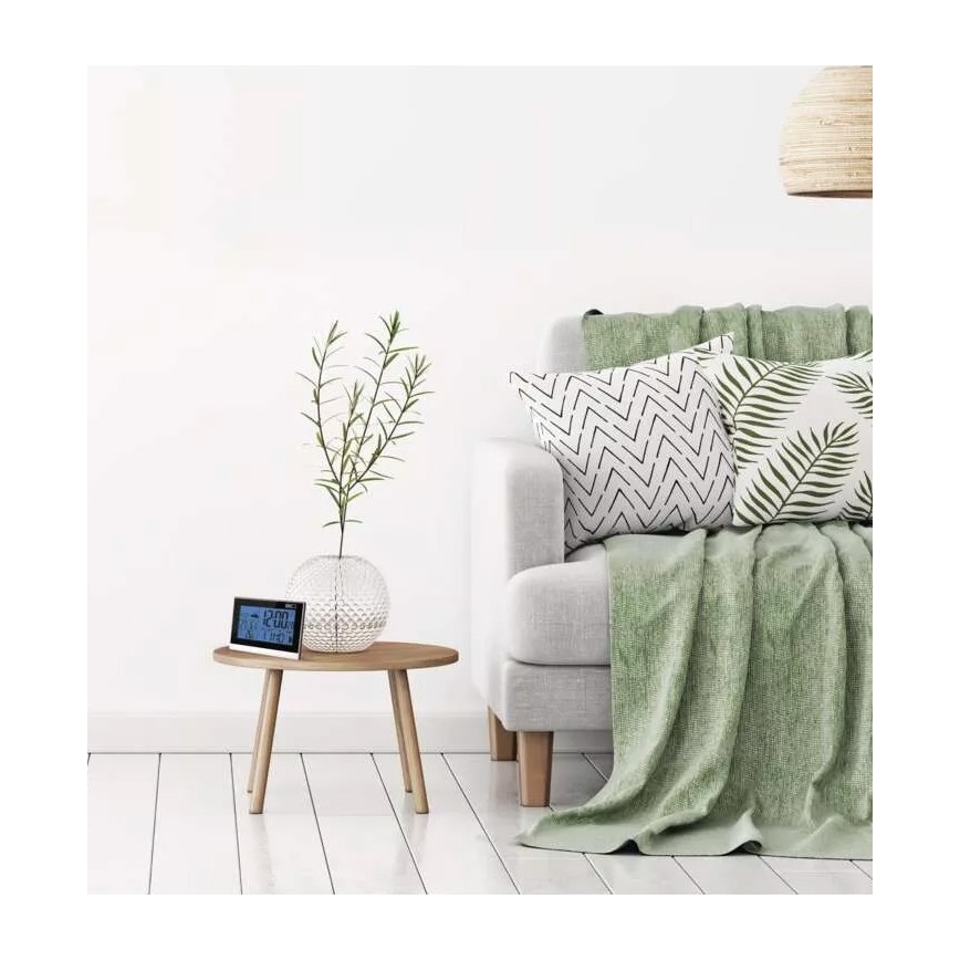 Безжична метеорологична станция с будилник 3xAAA + 2xAAA черен