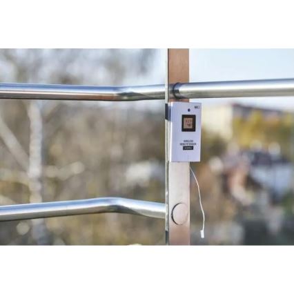 Безжична метеорологична станция с будилник 5V/3xAAA + 2xAAA черен