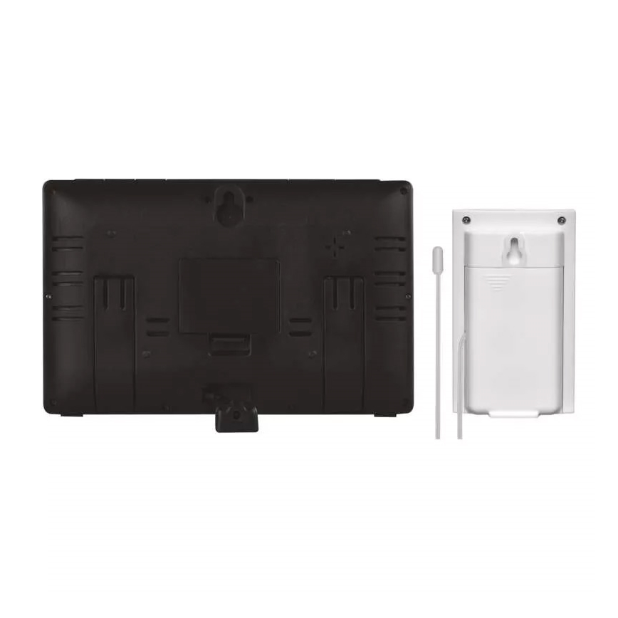 Безжична метеорологична станция с будилник 5V/3xAAA + 2xAAA черен