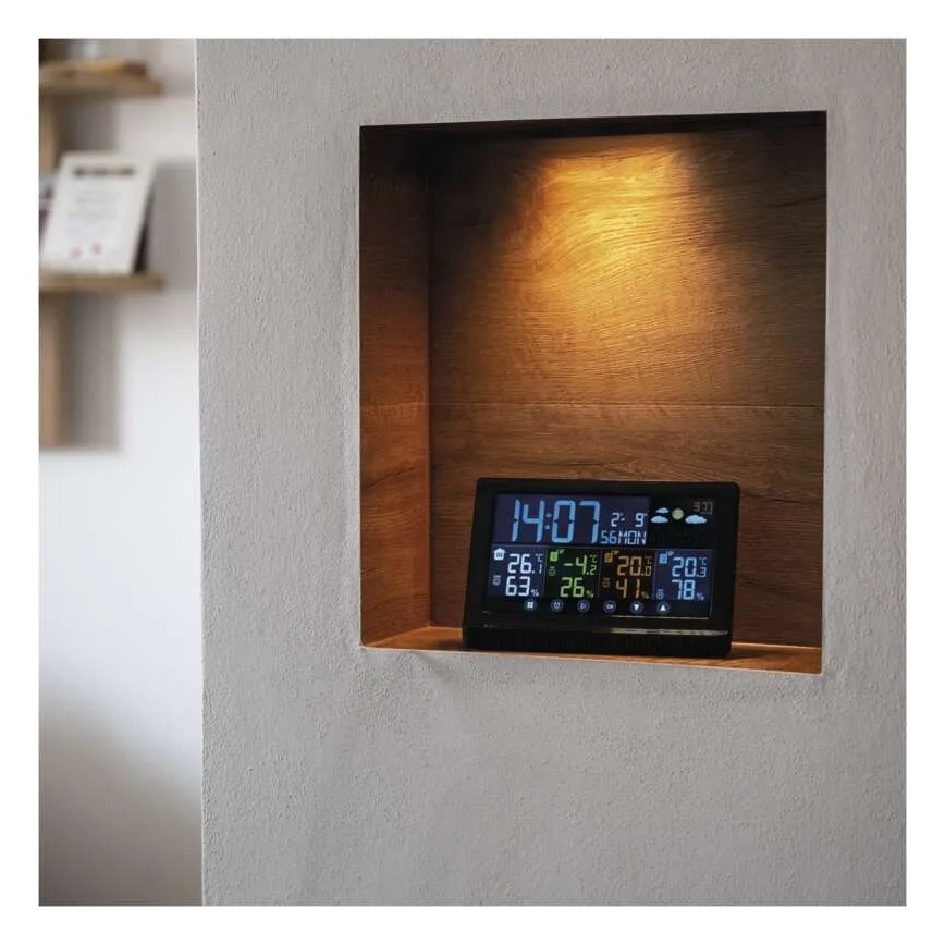 Безжична метеостанция 5V/3xAAA + 2xAAA