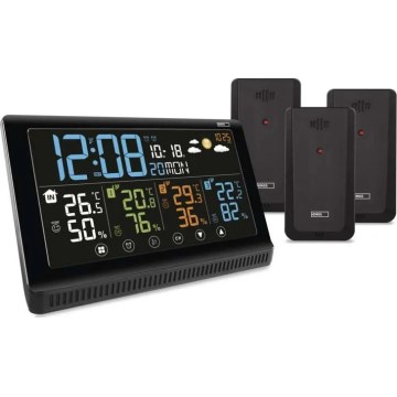 Безжична метеостанция с три сензора 5V/3xAAA + 2xAAA
