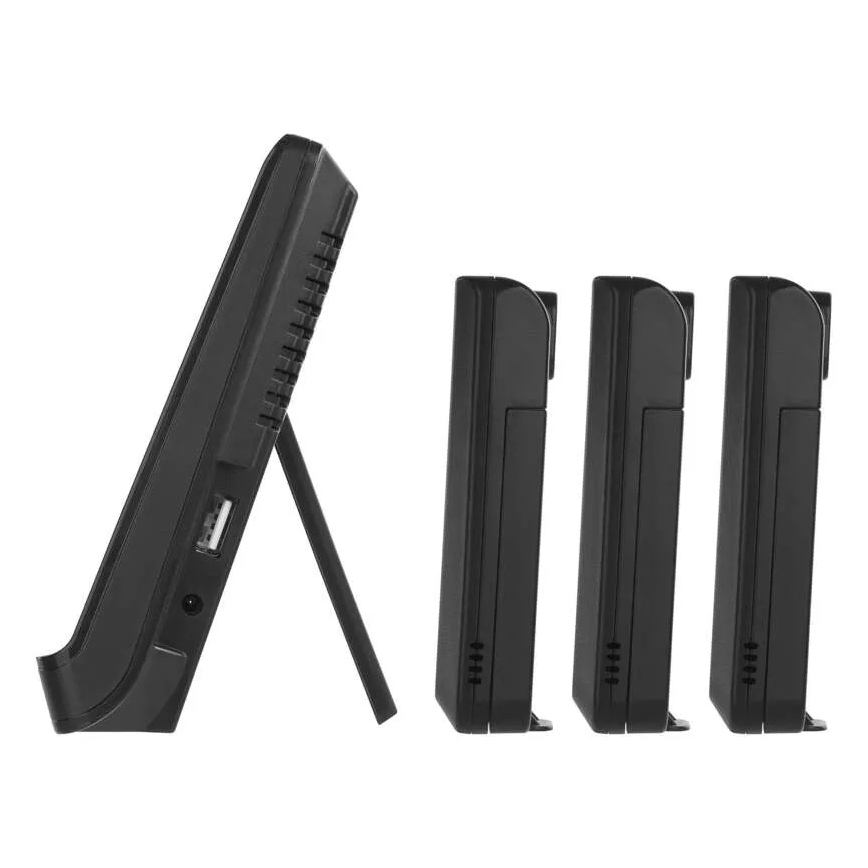 Безжична метеостанция с три сензора 5V/3xAAA + 2xAAA