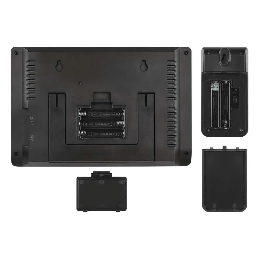 Безжична метеостанция с три сензора 5V/3xAAA + 2xAAA