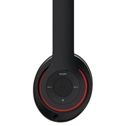 Безжични слушалки с Bluetooth, 400 mAh, черни