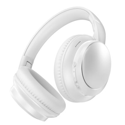 Безжични слушалки 400 mAh бели