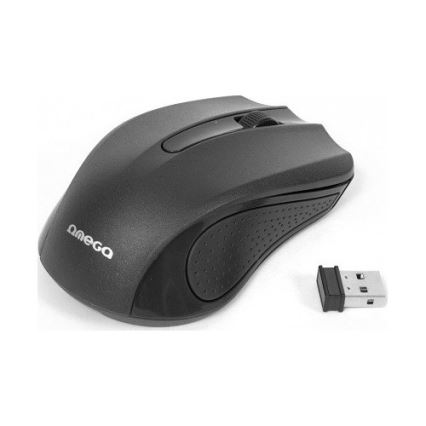 Безжична мишка  1000 DPI 2xAAA черен