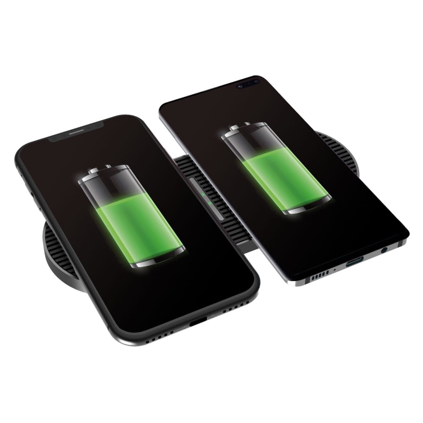 Безжично зарядно устройство 2x10W USB-C