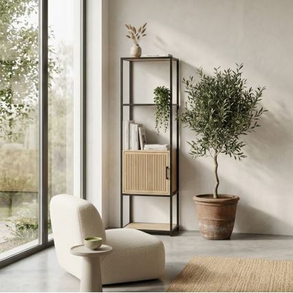 Библиотека BAZO 43x153 cm кафява
