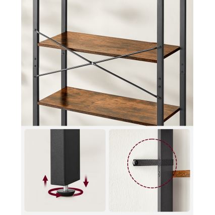 Библиотека NAVARO кафява/черна