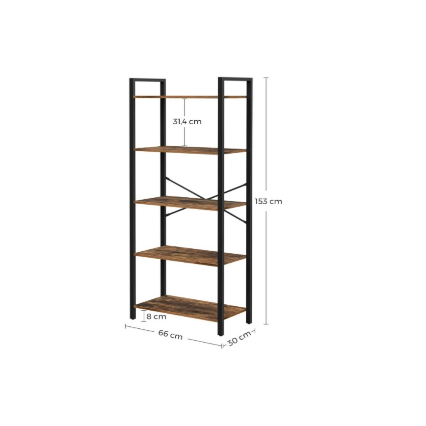 Библиотека NAVARO кафява/черна