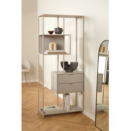 Библиотека SARON 77x185 см сива