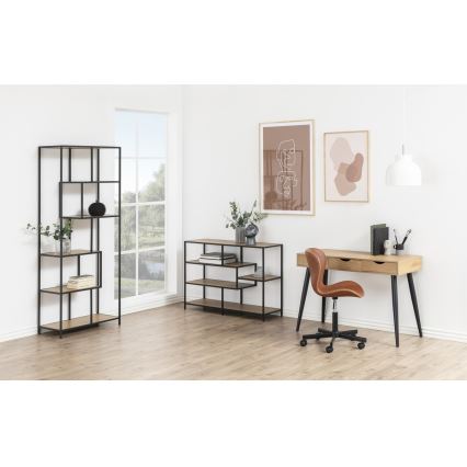 Библиотека SARON дъб/черно