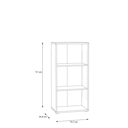 Библиотека URAN, дъб Artisan