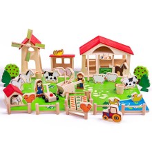 Bigjigs Toys - Дървена ферма