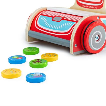 Bigjigs Toys - Пръчковидна прахосмукачка