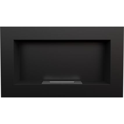 Kratki - Вграден био камина 37,4x64,8 см 1kW черен