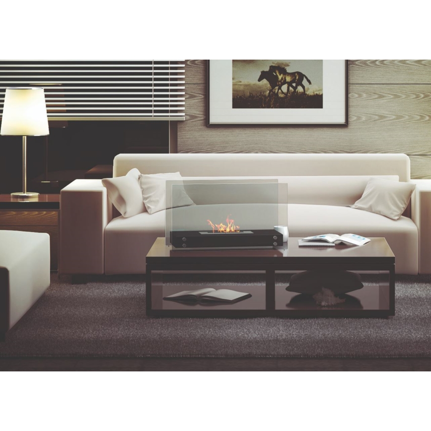 Kratki - БИО камина 40,2x70 см 2kW черен