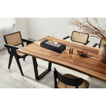 Kratki - БИО камина 8,5x49 см 2,5 kW черна