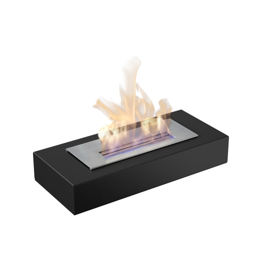 Kratki - БИО камина 8,5x49 см 2,5 kW черна