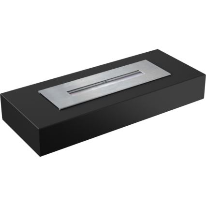 Kratki - Биокамина 10x67 см 3kW черна