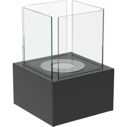 Kratki - БИО камина 35,3x25 см 1kW черна