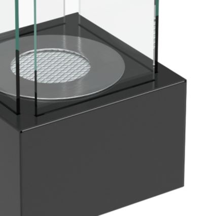 Kratki - БИО камина 35,3x25 см 1kW черна