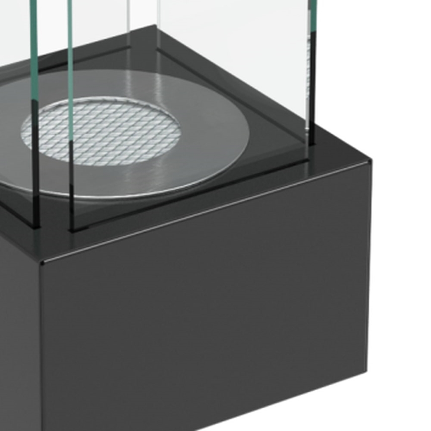 Kratki - БИО камина 35,3x25 см 1kW черна