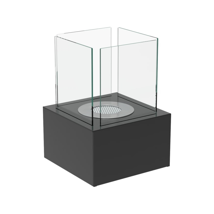 Kratki - БИО камина 35,3x25 см 1kW черна