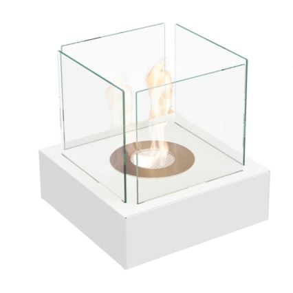 Kratki - БИО камина 30,3x30 см 1kW бял