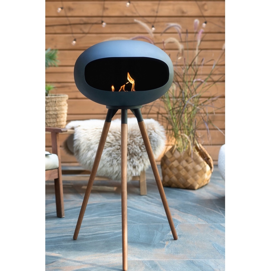 Биокамина TOKIO 45x100 cm 2 kW черна