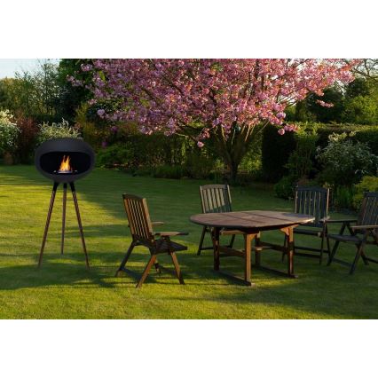 Биокамина TOKIO 45x100 cm 2 kW черна