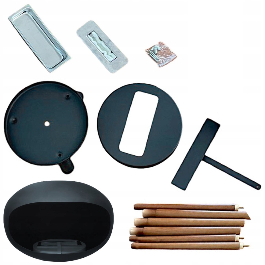 Биокамина TOKIO 45x100 cm 2 kW черна