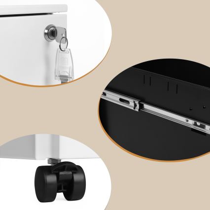 Бял офисен контейнер SECURIO