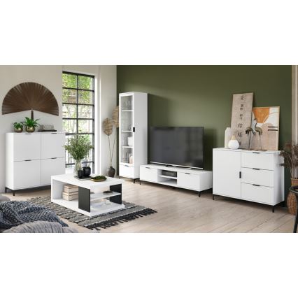 Скрин с чекмеджета LORA бял