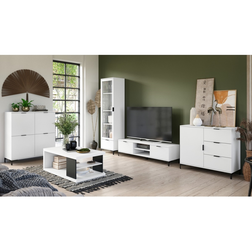 Скрин с чекмеджета LORA бял