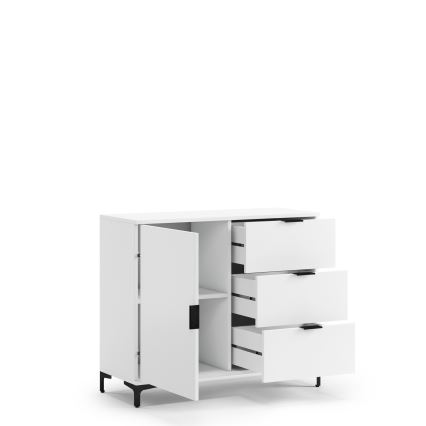 Скрин с чекмеджета LORA бял