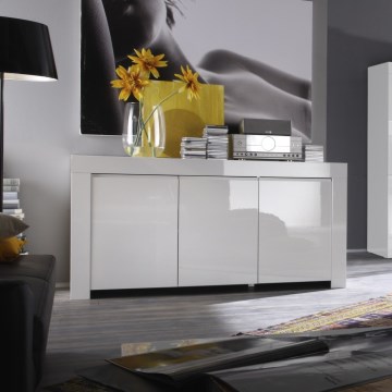 Бял комод FINERA