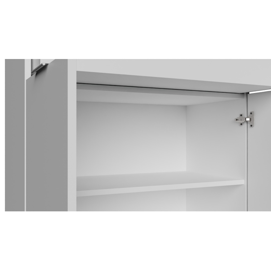 Бял комод HOPE