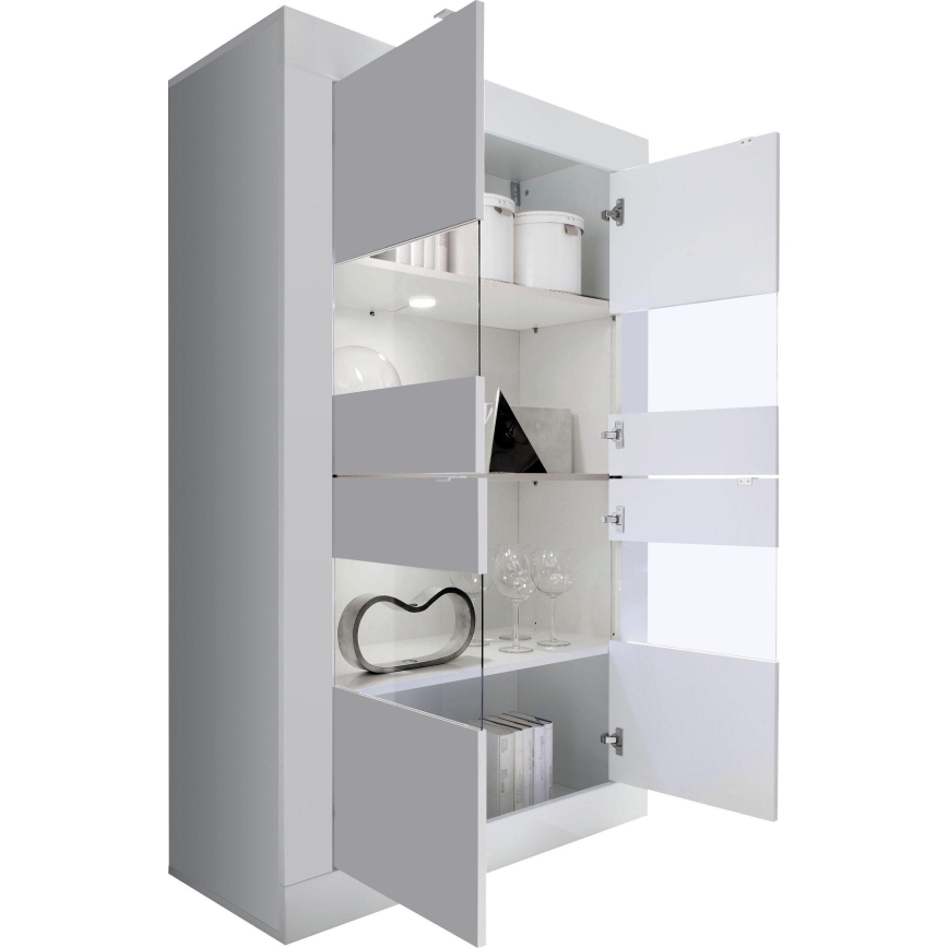 Бял комод NERILA