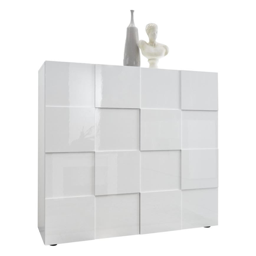 Бял комод SERIAN