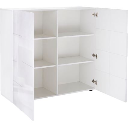 Бял комод SERIAN