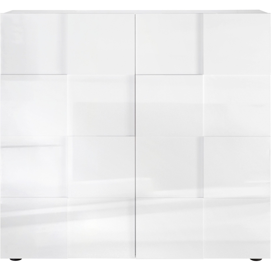 Бял комод SERIAN