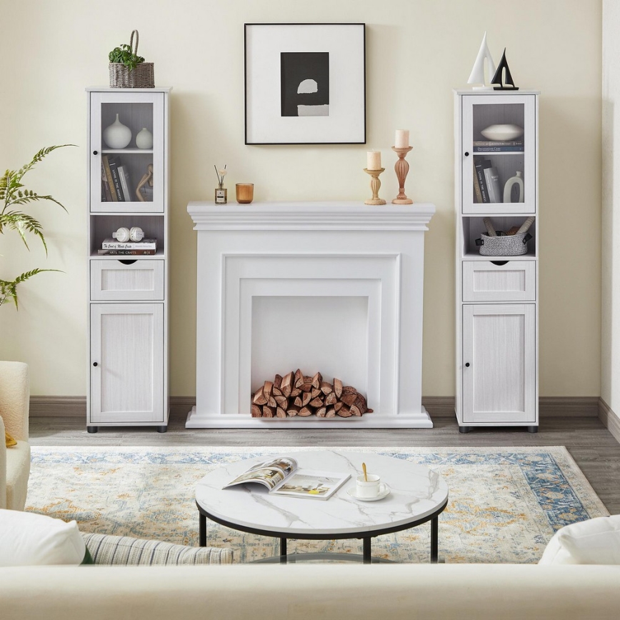 Бяло шкафче LEXI