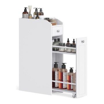 Бяло шкафче ZURI