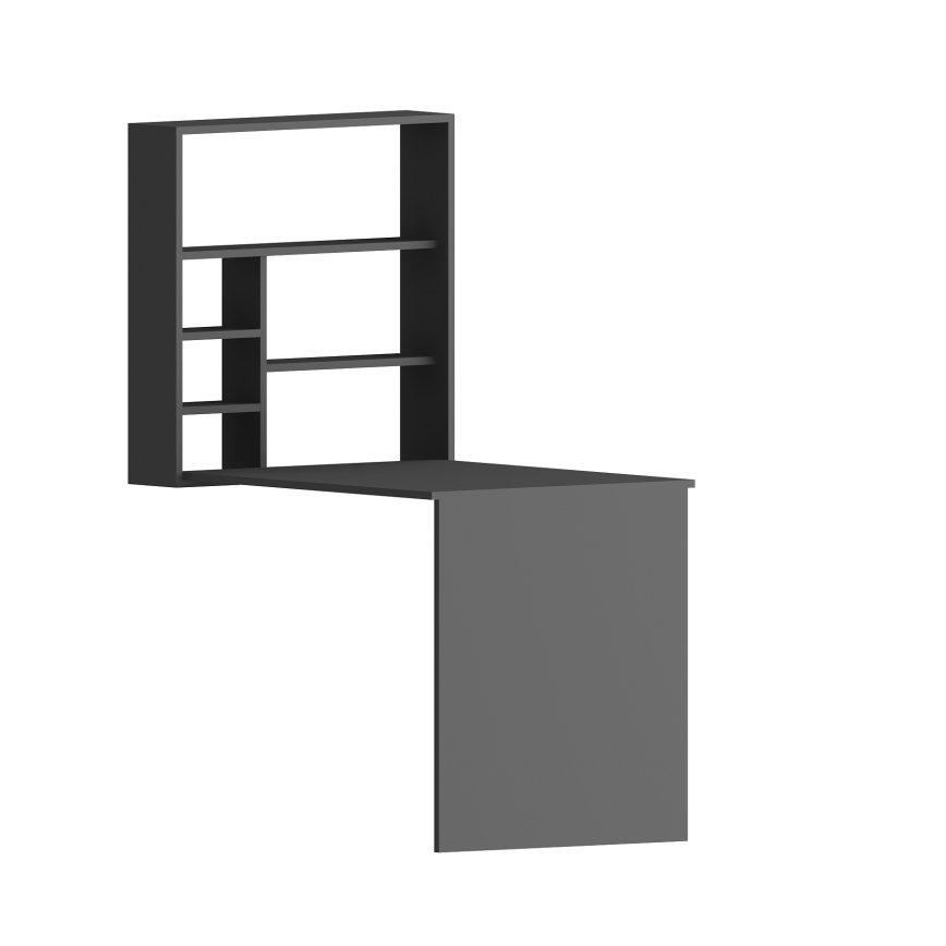 Бюро с рафт SEDIR 154,2x90 cм антрацит